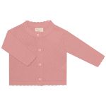 Casaquinho em tricot viscose Rosa Antigo - Mini & Co.