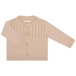 Casaquinho em tricot viscose Caqui - Mini & Co.