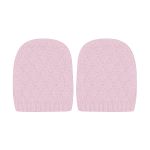 Kit Touca e Luva em tricot viscose Rosa - Mini & Co.