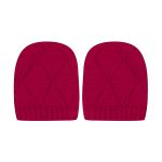 Kit Touca e Luva em tricot viscose Vermelho - Mini & Co.