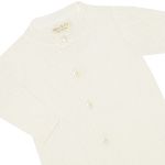 Macacão longo em tricot viscose Off White - Mini & Co.