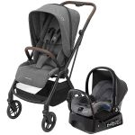Travel System: Carrinho Leona² + Bebê Conforto Citi + Base Select Grey (0-15kg) - Maxi-Cosi