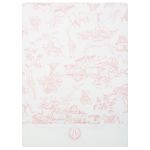 Kit com 3 paninhos de boca em malha Toile de Jouy Rosa - Coquelicot