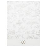 Kit com 3 paninhos de boca em malha Toile de Jouy - Coquelicot