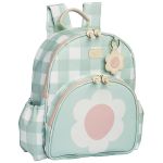 Mochila + Lancheira Térmica Kids Margaridas Menta - Masterbag Kids