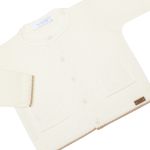 Cardigan em tricot Matteo Marfim - Mundo Faz de Conta