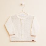 Cardigan em tricot Matteo Marfim - Mundo Faz de Conta