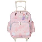 Mochila com rodinhas + Lancheira Térmica Kids Princesas - Masterbag Kids