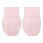 Kit Gorro e Luva em tricot Clássico Rosa - Mundo Faz de Conta