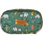 Mochila com rodinhas + Estojo Kids Leão Safari - Masterbag Kids