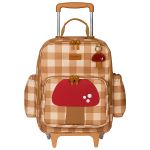 Mochila com rodinhas + Estojo Kids Cogumelos - Masterbag Kids