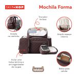Mochila Maternidade Forma Chocolate - Skip Hop