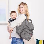 Mochila Maternidade Forma Cinza - Skip Hop