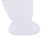 Macacão longo c/ zíper em suedine Branco - Tilly Baby
