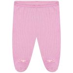 Body longo c/ Calça (mijão) em suedine Florzinhas - Tilly Baby