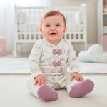 Macacão longo em suedine Passarinha - Tilly Baby