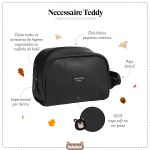 Necessaire para bebê Teddy Preto - Masterbag