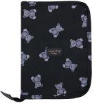 Porta Carteira de Vacinação de bebê Teddy Preto - Masterbag