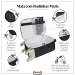Mala Maternidade com rodinhas Marie Preto - Masterbag