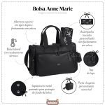 Bolsa Térmica para bebê Anne Marie Preto - Masterbag