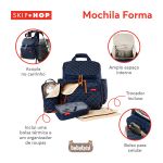 Mochila Maternidade Forma Azul Marinho - Skip Hop