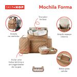 Mochila Maternidade Forma Camel - Skip Hop