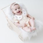 Body Romper c/ golinha em algodão egípcio Passarinhos Xadrez - Mini & Co.