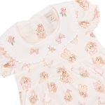 Body Romper c/ golinha em algodão egípcio Cachorrinhas - Mini & Co.