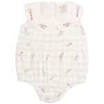 Body Romper c/ golinha em algodão egípcio Lavandas - Mini & Co.