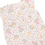 Body Romper babadinhos em algodão egípcio Passarinhos - Mini & Co.