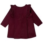 Vestido longo com Calcinha em veludo Marsala - Tip Top