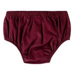 Vestido longo com Calcinha em veludo Marsala - Tip Top