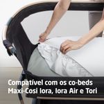 Kit 2 Lençóis p/ Berço Maxi-Cosi Iora, Iora Air e Tori 100% Algodão Orgânico - Maxi Cosi