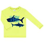 Conjunto de banho Kids Tubarão: Camiseta Surfista + Sunga - Tip Top