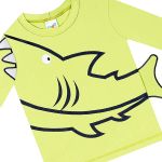 Conjunto de banho Kids Shark: Camiseta Surfista + Sunga - Tip Top