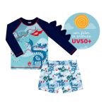 Conjunto de banho Kids Dragão: Camiseta Surfista + Sunga - Tip Top