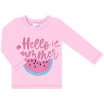 Conjunto de banho Melancia Summer: Camiseta Surfista + Boné + Calcinha - Tip Top