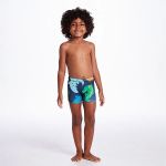 Sunga Boxer c/ proteção UV FPS +50 Jacaré Geométrico - Tip Top