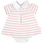 Body Vestido em malha Listrado Branco - Tip Top