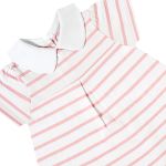Body Vestido em malha Listrado Branco - Tip Top