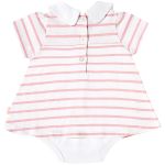 Body Vestido em malha Listrado Branco - Tip Top