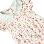 Body Romper c/ golinha em algodão egípcio Gatinhas - Mini & Co.