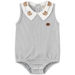 Body Romper c/ golinha em tricot Urso Azul - Mini & Co.