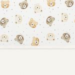 Manta em algodão egípcio Bear Faces - Mini & Co.