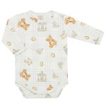 Body longo c/ Calça (Mijão) em algodão egípcio Urso Azul - Mini & Co.