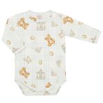 Body longo c/ Calça (Mijão) em algodão egípcio Urso Azul - Mini & Co.