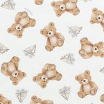Cobertor em microsoft Urso Azul - Mini & Co.