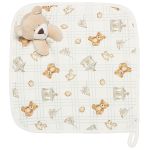 Naninha Maxi em algodão egípcio Urso Azul - Mini & Co.