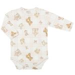 Body longo c/ Calça (Mijão) em algodão egípcio Ursa Rosa - Mini & Co.