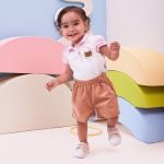 Tênis Star College Calce Fácil Off White e Rosa - Pimpolho